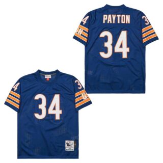 Mitchell&Ness Bears #34 Throwback Men's Throwback Stitched NFL Jerseys