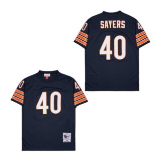 Mitchell&Ness Bears #40 Throwback Men's Throwback Stitched NFL Jerseys