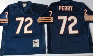 Mitchell&Ness Bears #72 William Perry Small No. Throwback Stitched NFL Jerseys
