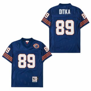 Mitchell&Ness Bears #89 Throwback Men's Throwback Stitched NFL Jerseys