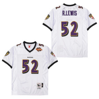 Mitchell&Ness Ravens #52 M&N Throwback Jerseys