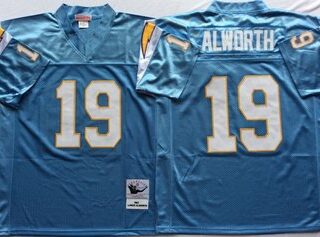 Mitchell And Ness 1994 Chargers #19 Lance Alworth Blue Throwback Stitched NFL Jersey