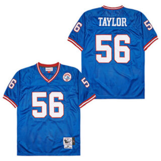 Mitchell And Ness Bills #56 Throwback Stitched NFL Jerseys