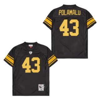 Mitchell And Ness Steelers #43 Throwback Stitched NFL Jerseys