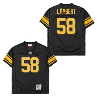 Mitchell And Ness Steelers #58 Throwback Stitched NFL Jerseys