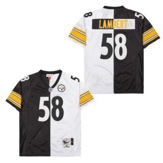 Mitchell And Ness Steelers #58 Throwback Stitched NFL Jerseys