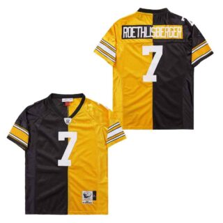 Mitchell And Ness Steelers #7 Throwback Stitched NFL Jerseys