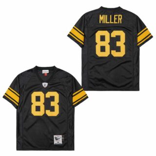 Mitchell And Ness Steelers #83 Throwback Stitched NFL Jerseys