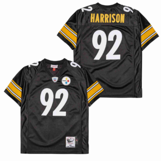 Mitchell And Ness Steelers #92 Throwback Stitched NFL Jerseys