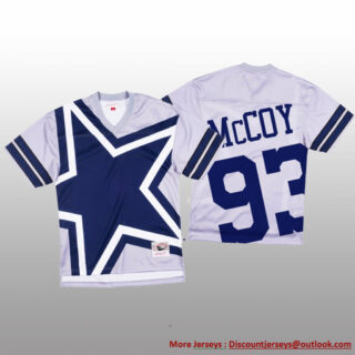NFL Dallas Cowboys #93 Gerald McCoy White Men's Mitchell & Nell Big Face Fashion Limited NFL Jersey