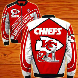 NFL Kansas City Chiefs Sublimated Fashion 3D Fullzip Jacket-2