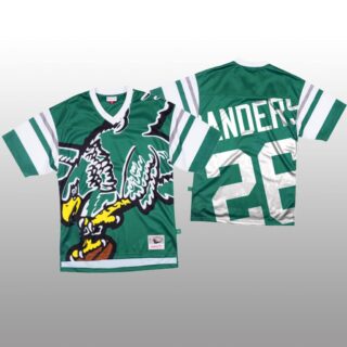 NFL Philadelphia Eagles #26 Miles Sanders Green Men's Mitchell & Nell Big Face Fashion Limited NFL Jersey