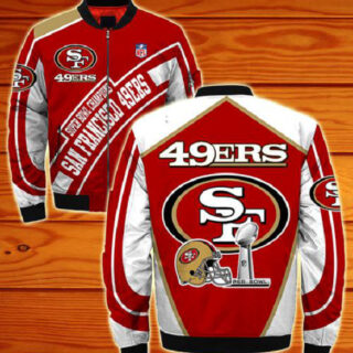 NFL San Francisco 49ers Sublimated Fashion 3D Fullzip Jacket-2