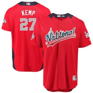 National League 27 Matt Kemp Red 2018 MLB All-Star Game Home Run Derby Jersey
