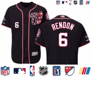 Nationals #6 Anthony Rendon Navy Blue Flexbase Authentic Collection 2019 World Series Champions Stitched Baseball Jersey