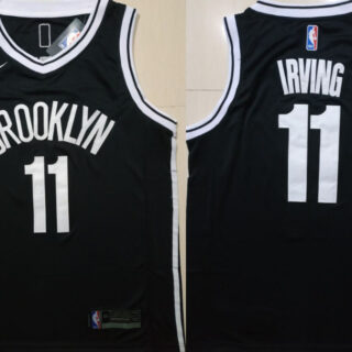 Nets 11 Kyrie Irving Black Nike Swingman Jersey
