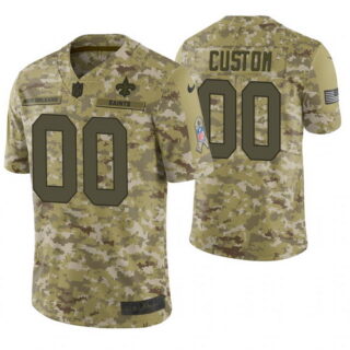 New Orleans Saints Custom Camo 2018 Salute to Service Limited Jersey