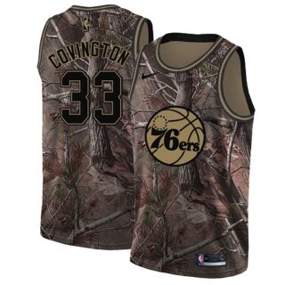 Nike 76ers #33 Robert Covington Camo Youth NBA Swingman Realtree Collection Jersey