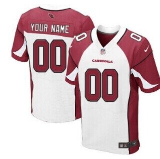 Nike Arizona Cardinals Customized White Elite Jersey