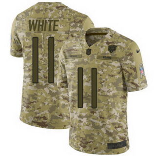 Nike Bears #11 Kevin White Camo Youth Stitched NFL Limited 2018 Salute to Service Jersey
