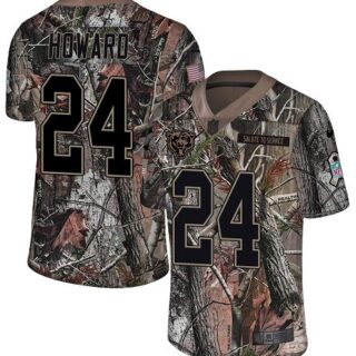 Nike Bears #24 Jordan Howard Camo Men's Stitched NFL Limited Rush Realtree Jersey