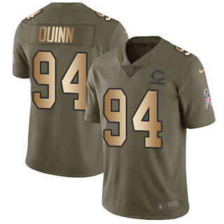 Nike Bears #94 Robert Quinn Olive Gold Men's Stitched NFL Limited 2017 Salute To Service Jersey