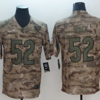 Nike Bears 52 Khalil Mack Camo Salute To Service Limited Jersey