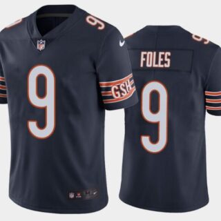 Nike Bears 9 Nick Foles Navy Vapor Untouchable Limited Jersey
