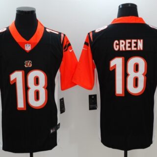 Nike Bengals 18 A.J. Green Black Color Rush Limited Jersey