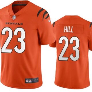 Nike Bengals 23 Daxton Hill Orange 2022 NFL Draft Vapor Untouchable Limited Jersey