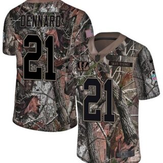 Nike Bengals #21 Darqueze Dennard Camo Men's Stitched NFL Limited Rush Realtree Jersey