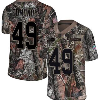 Nike Bills #49 Tremaine Edmunds Camo Men's Stitched NFL Limited Rush Realtree Jersey