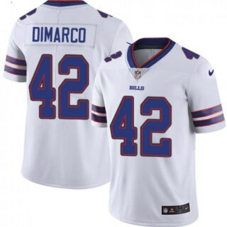 Nike Bills 42 Patrick DiMarco White Vapor Untouchable Limited Jersey