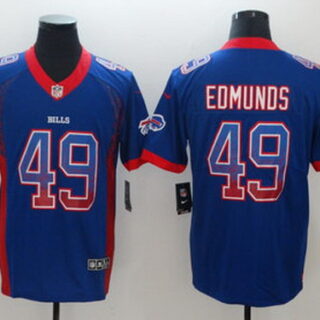 Nike Bills 49 Tremaine Edmunds Royal Drift Fashion Limited Jersey