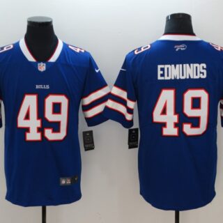 Nike Bills 49 Tremaine Edmunds Royal Vapor Untouchable Limited Jersey