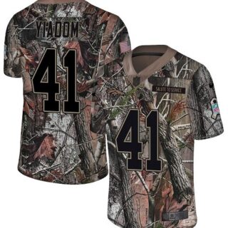 Nike Broncos #41 Isaac Yiadom Camo Men's Stitched NFL Limited Rush Realtree Jersey