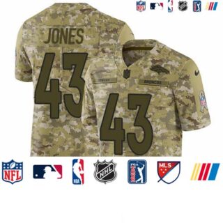 Nike Broncos #43 Joe Jones Camo Men's Stitched NFL Limited 2018 Salute To Service Jersey