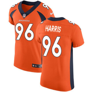 Nike Broncos #96 Shelby Harris Orange Team Color Men's Stitched NFL Vapor Untouchable Elite Jersey