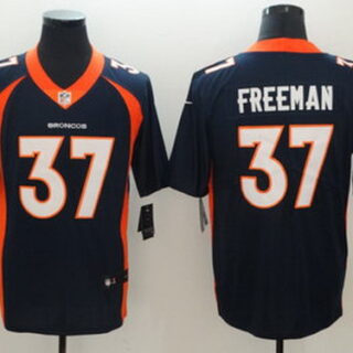 Nike Broncos 37 Royce Freeman Navy Alternate Vapor Untouchable Limited Jersey