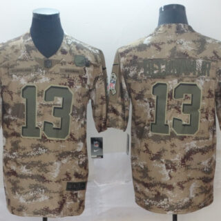 Nike Browns 13 Odell Beckham Jr Camo Salute To Service Limited Jersey