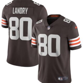 Nike Browns 80 Jarvis Landry Brown 2020 New Vapor Untouchable Limited Jersey