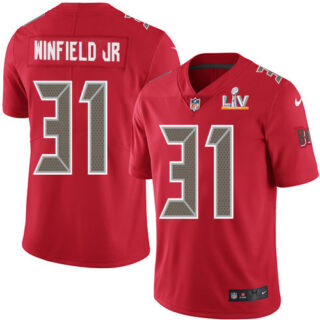Nike Buccaneers #31 Antoine Winfield Jr. Red Men's Super Bowl LV Bound Stitched NFL Limited Rush Jersey