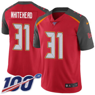 Nike Buccaneers #31 Jordan Whitehead Red Team Color Men's Stitched NFL 100th Season Vapor Untouchable Limited Jersey