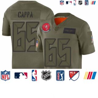 Nike Buccaneers #65 Alex Cappa Camo Men's Stitched NFL Limited 2019 Salute To Service Jersey