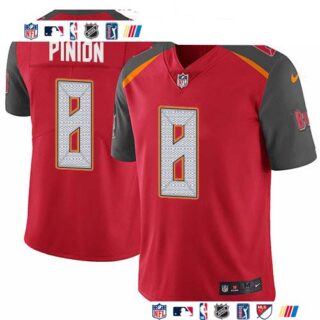 Nike Buccaneers #8 Bradley Pinion Red Team Color Men's Stitched NFL Vapor Untouchable Limited Jersey