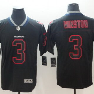 Nike Buccaneers 3 Jameis Winston Black Shadow Legend Limited Jersey