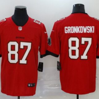 Nike Buccaneers 87 Rob Gronkowski red New 2020 Vapor Untouchable Limited Jersey