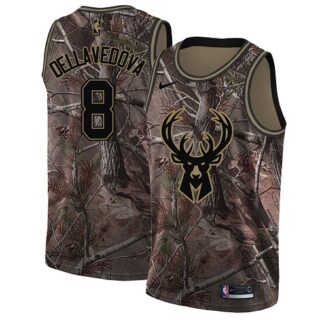 Nike Bucks #8 Matthew Dellavedova Camo Youth NBA Swingman Realtree Collection Jersey