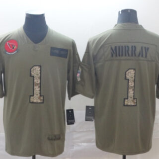 Nike Cardinals 1 Kyler Murray 2019 Olive Camo Salute To Service Limited Jersey