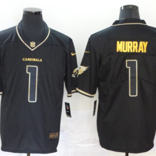 Nike Cardinals 1 Kyler Murray Black Gold Vapor Untouchable Limited Jersey